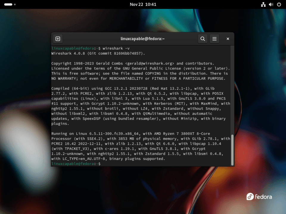 How To Install Wireshark On Fedora Or Linuxcapable