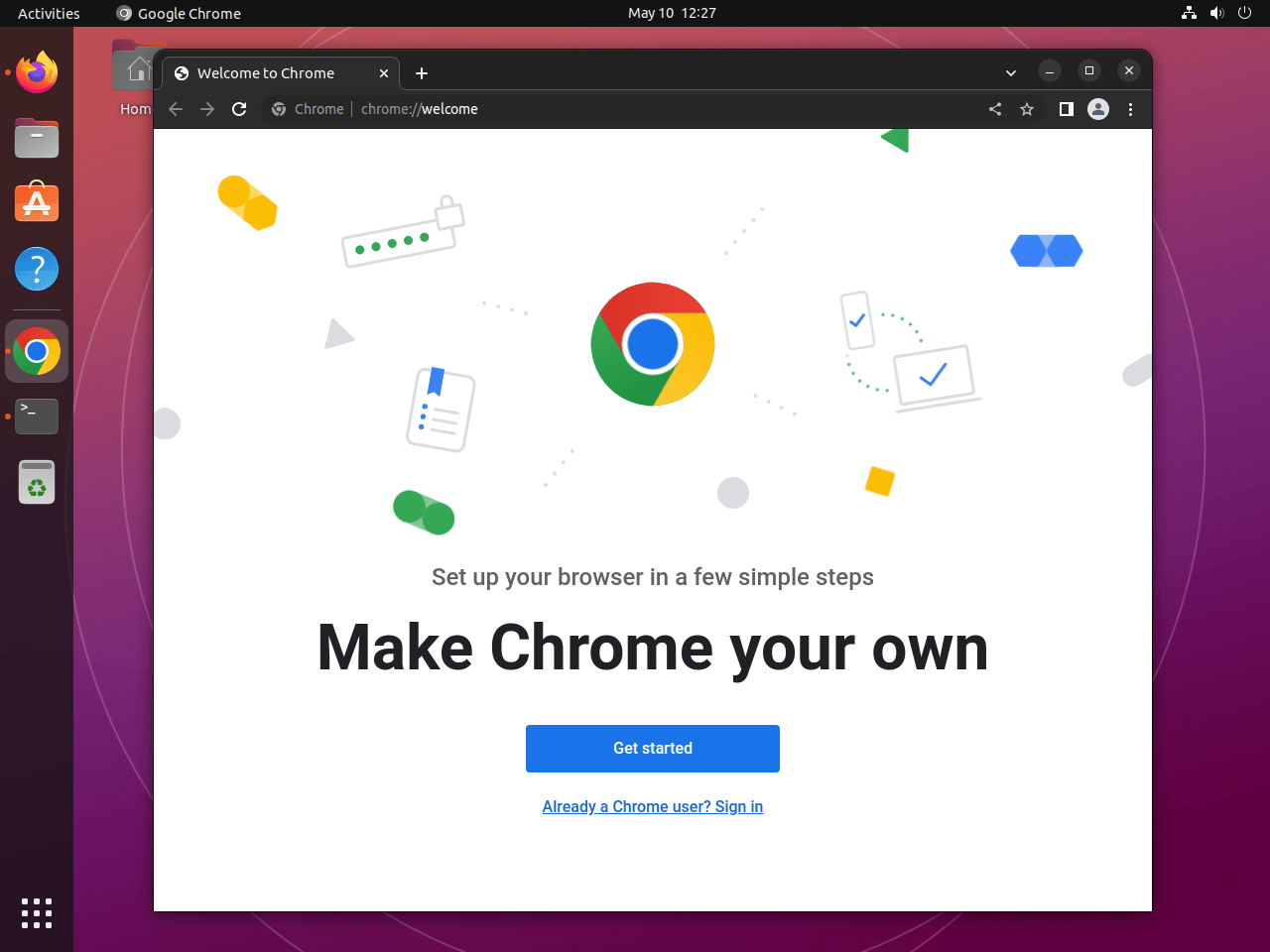 How To Install Google Chrome On Ubuntu 24 04 22 04 Or 20 04   Welcome To Google Chrome Example On Ubuntu Linux 