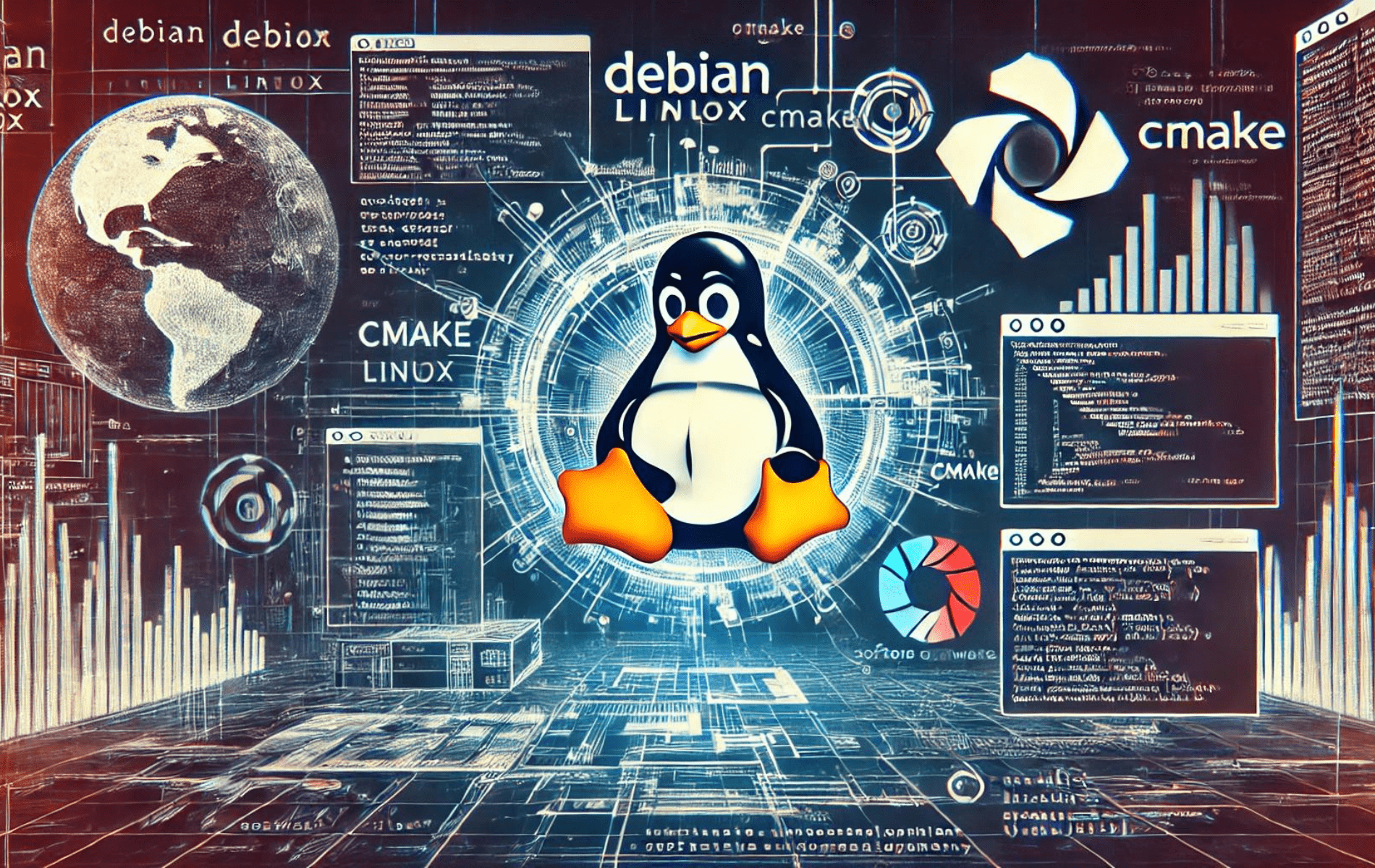 Instalace CMake na Debian