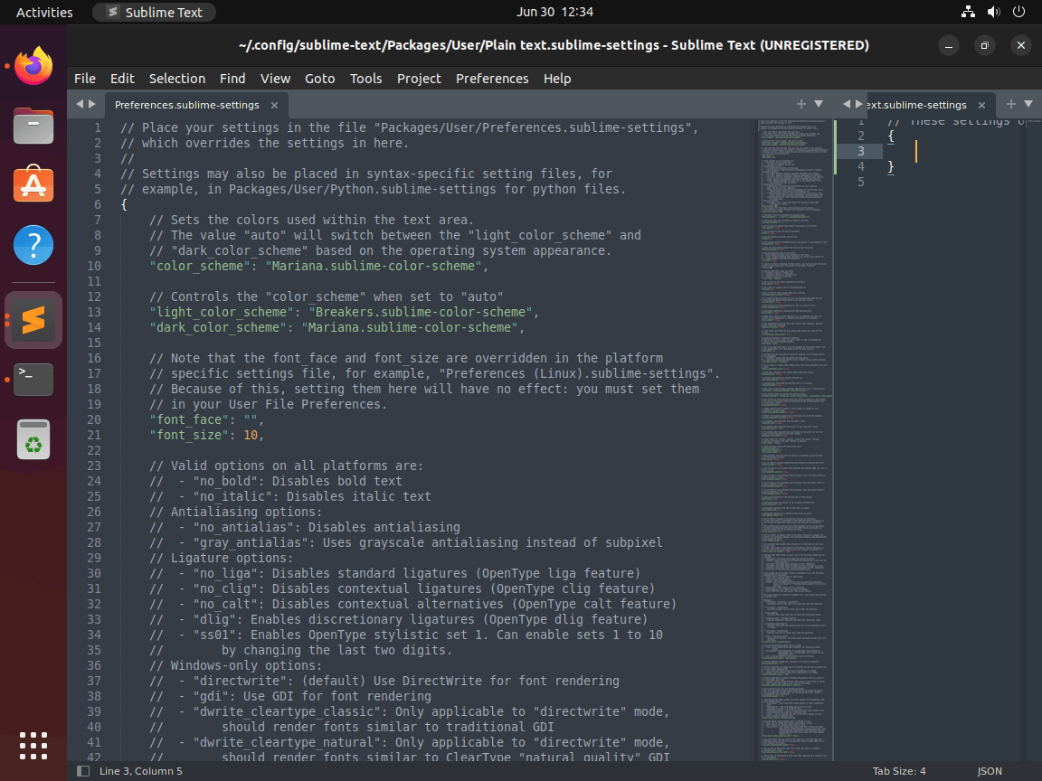 Sublime Text 4 successfully installed on Ubuntu Linux