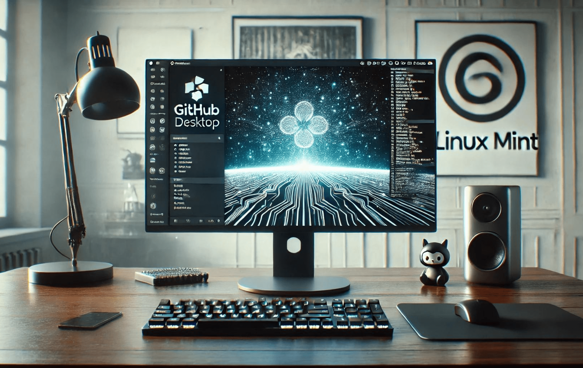 GitHub Desktop installeren op Linux Mint