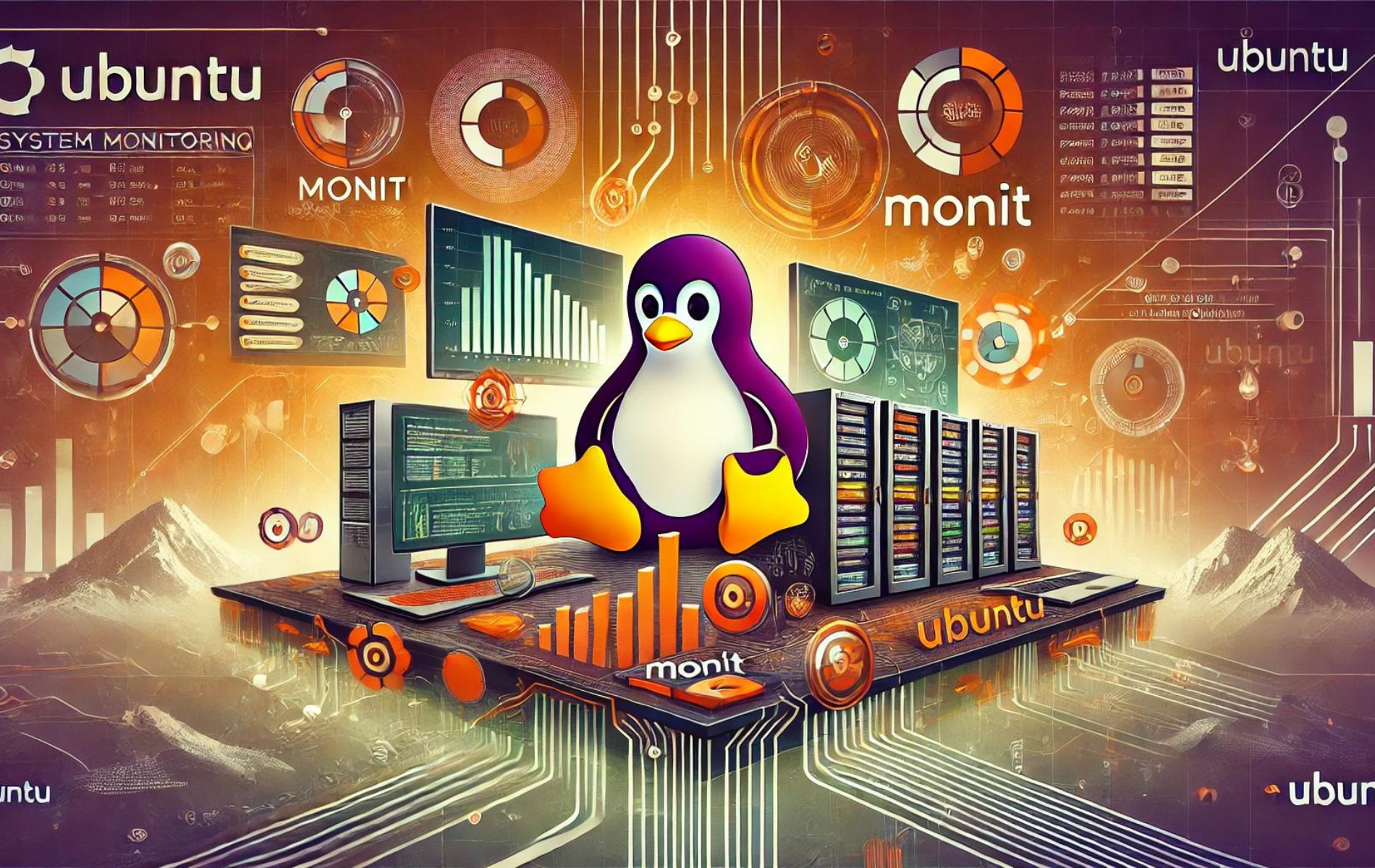 Ubuntu LinuxにMonitをインストールする