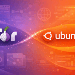 Tor Browser and Ubuntu logos representing privacy-focused browsing on Linux