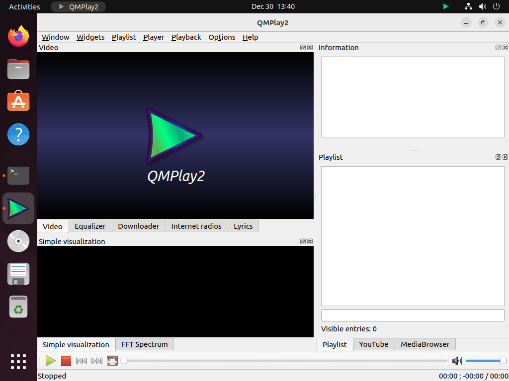 Successfully installed QMPlay2 on Ubuntu Linux