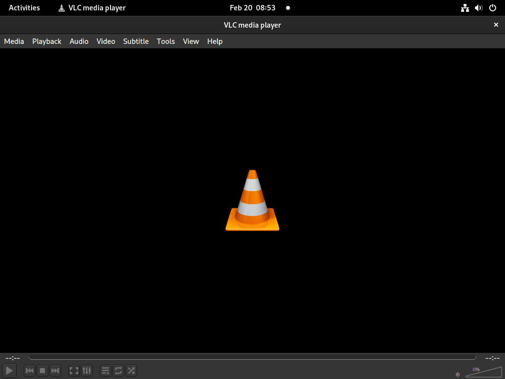 VLC Media Player successfully installed on Fedora Linux