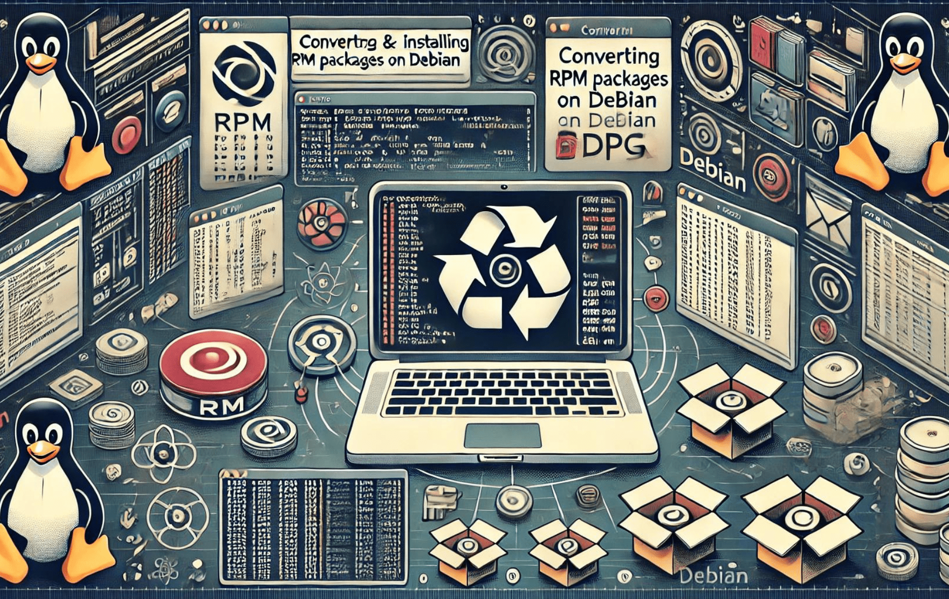 Instalowanie pakietów RPM w systemie Debian Linux