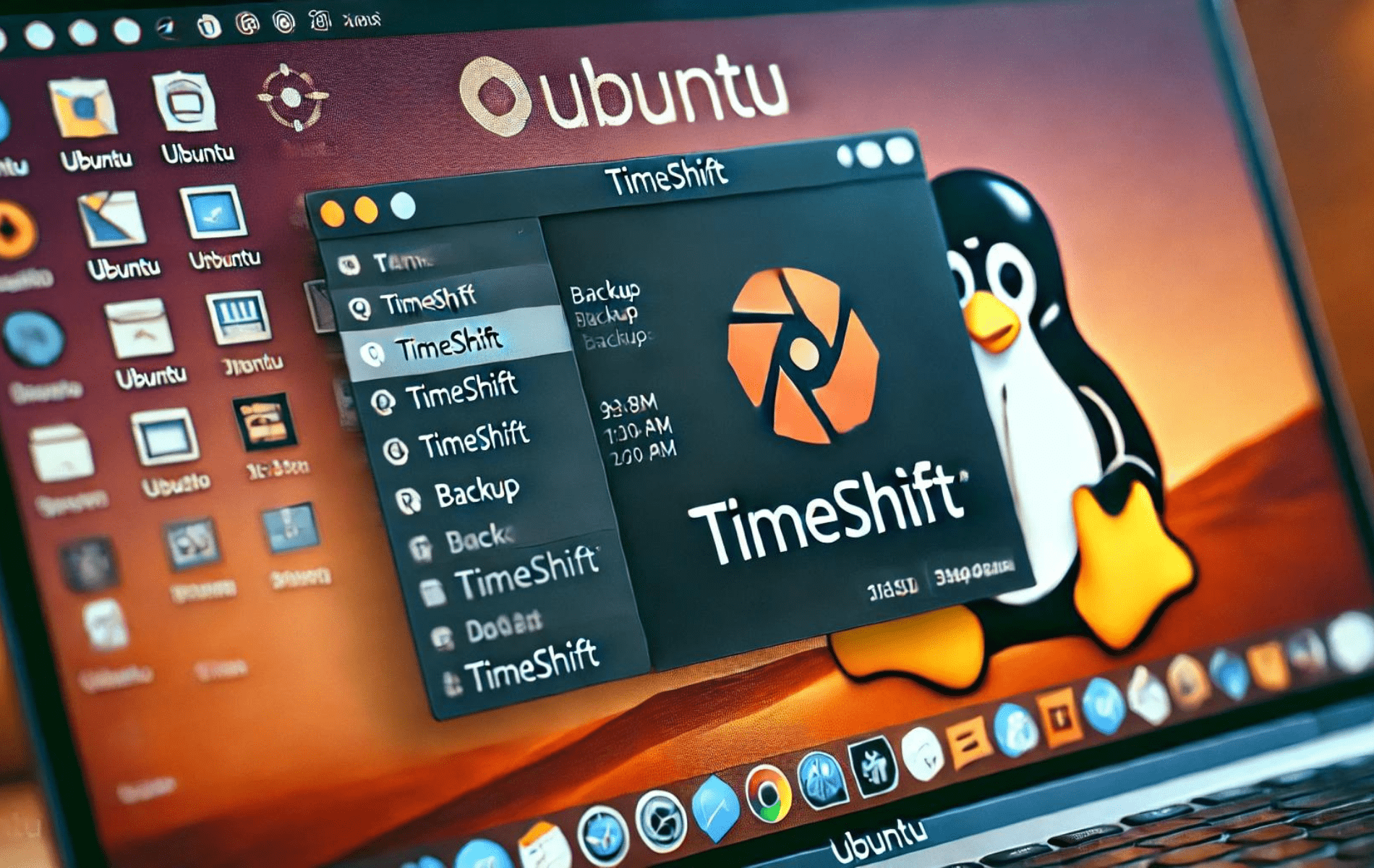 Ubuntu Linux에 Timeshift 설치