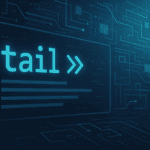 Illustration of the tail command in Linux with practical examples and use cases, showcasing its functionality and usage.
