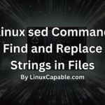 A Linux terminal showcasing text editing with the sed command, ideal for guides on Linux text manipulation.