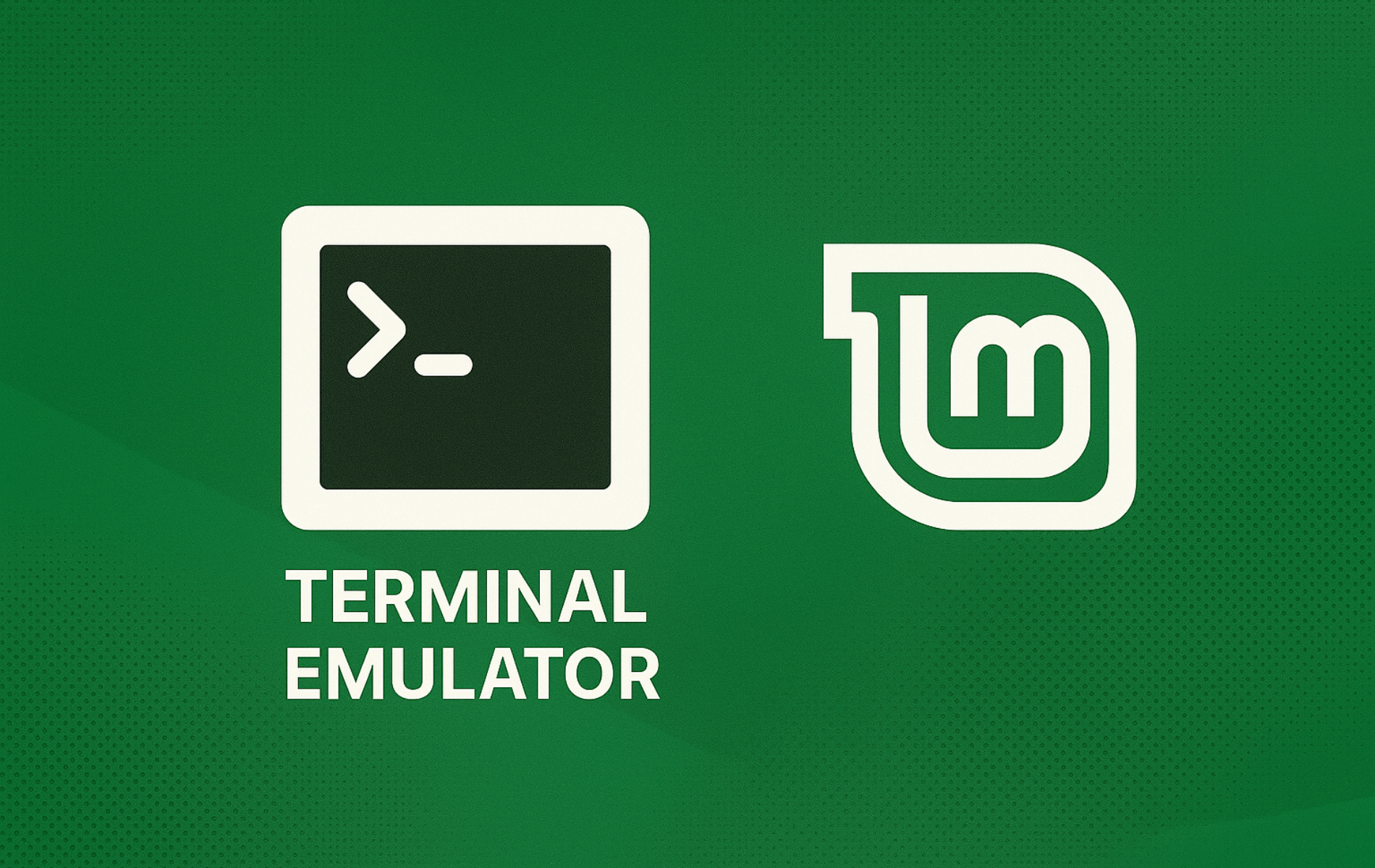 Terminal emulator interface with Linux Mint logo showing split-pane layout for multitasking workflows