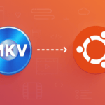 MakeMKV logo with blue disc icon next to Ubuntu orange logo showing conversion flow