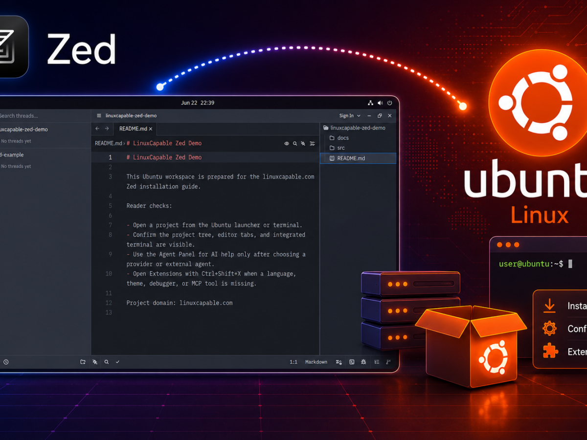 How to Install Zed on Ubuntu 26.04, 24.04 and 22.04 - LinuxCapable